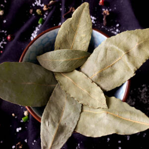 Spices for cooking on black background